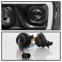 SPYDER Spyder Dodge Ram 1500 06-08 V2 Projector Headlights - Light Bar DRL - Black (PRO-YD-DR06V2-LB-BK) - Lights