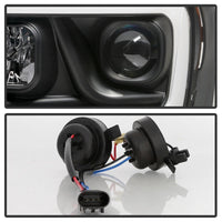 SPYDER Spyder Dodge Ram 1500 06-08 V2 Projector Headlights - Light Bar DRL - Black (PRO-YD-DR06V2-LB-BK) - Lights