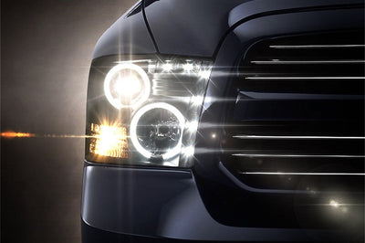 SPYDER Spyder Dodge Ram 1500 09-14 Projector Headlights Halogen- CCFL Halo LED - Blk PRO-YD-DR09-CCFL-BK - Lights
