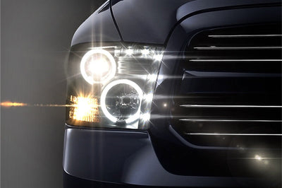 SPYDER Spyder Dodge Ram 1500 09-14 Projector Headlights Halogen- CCFL Halo LED - Blk PRO-YD-DR09-CCFL-BK - Lights