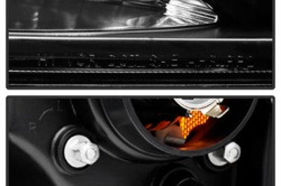 SPYDER Spyder Dodge Ram 1500 09-14 Projector Headlights Halogen- CCFL Halo LED - Blk PRO-YD-DR09-CCFL-BK - Lights
