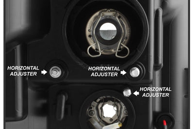 SPYDER Spyder Ford F-250/F-350/F450 Super Duty 11-16 V2 Projector Headlights - Black (PRO-YD-FS11V2-LB-BK) - Lights