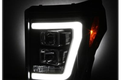 SPYDER Spyder Ford F-250/F-350/F450 Super Duty 11-16 V2 Projector Headlights - Black (PRO-YD-FS11V2-LB-BK) - Lights