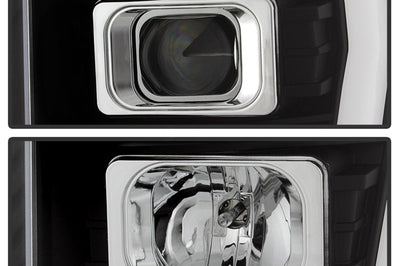 SPYDER Spyder Ford F-250/F-350/F450 Super Duty 11-16 V2 Projector Headlights - Black (PRO-YD-FS11V2-LB-BK) - Lights