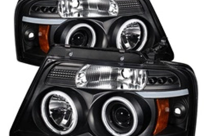 SPYDER Spyder Ford F150 04-08 Projector Headlights Version 2 CCFL Halo LED Blk PRO-YD-FF15004-CCFL-G2-BK - Lights