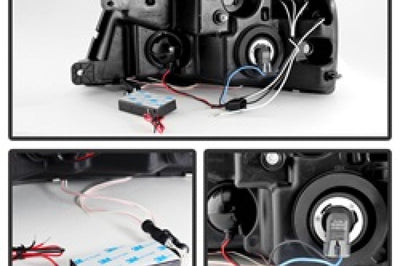 SPYDER Spyder Ford F150 04-08 Projector Headlights Version 2 CCFL Halo LED Blk PRO-YD-FF15004-CCFL-G2-BK - Lights