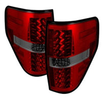SPYDER Spyder Ford F150 09-14 LED Tail Lights Red Smoke ALT-YD-FF15009-LED-RS
