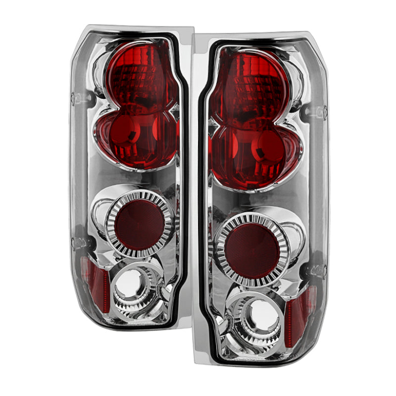 SPYDER Spyder Ford F150 87-96/Ford Bronco 88-96 Euro Style Tail Lights Chrome ALT-YD-FF15089-C