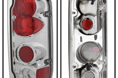 SPYDER Spyder Ford F150 87-96/Ford Bronco 88-96 Euro Style Tail Lights Chrome ALT-YD-FF15089-C