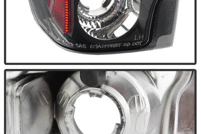 SPYDER Spyder Ford F150 87-96/Ford Bronco 88-96 Euro Style Tail Lights Black ALT-YD-FF15089-BK