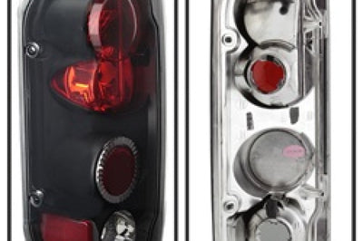 SPYDER Spyder Ford F150 87-96/Ford Bronco 88-96 Euro Style Tail Lights Black ALT-YD-FF15089-BK