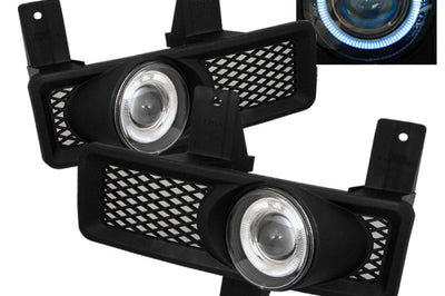 SPYDER Spyder Ford F150 97-98/F250 LD 97-98 Halo Projector Fog Lights w/swch Clear FL-P-FF15097-HL
