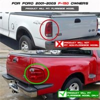 SPYDER Spyder Ford F150 Flareside 01-03 (Not Fit Supercrew)Euro Style Tail Lights Black ALT-YD-FF15001FS-BK