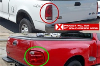 SPYDER Spyder Ford F150 Flareside 01-03 (Not Fit Supercrew)Euro Style Tail Lights Black ALT-YD-FF15001FS-BK