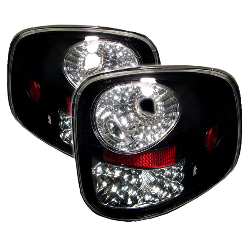 SPYDER Spyder Ford F150 Flareside 97-03 LED Tail Lights Black ALT-YD-FF15097FS-LED-BK