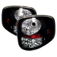 SPYDER Spyder Ford F150 Flareside 97-03 LED Tail Lights Black ALT-YD-FF15097FS-LED-BK