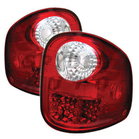 SPYDER Spyder Ford F150 Flareside 97-03 LED Tail Lights Red Clear ALT-YD-FF15097FS-LED-RC