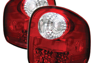 SPYDER Spyder Ford F150 Flareside 97-03 LED Tail Lights Red Clear ALT-YD-FF15097FS-LED-RC