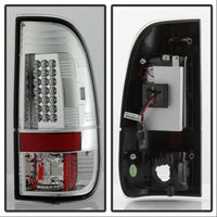 SPYDER Spyder Ford F150 side 97-03/F250/350/450 Super Duty 99-07 LED Tail Lights Chrm ALT-YD-FF15097-LED-C