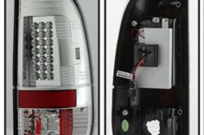 SPYDER Spyder Ford F150 side 97-03/F250/350/450 Super Duty 99-07 LED Tail Lights Chrm ALT-YD-FF15097-LED-C