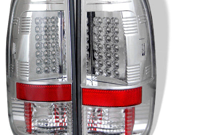 SPYDER Spyder Ford F150 side 97-03/F250/350/450 Super Duty 99-07 LED Tail Lights Chrm ALT-YD-FF15097-LED-C