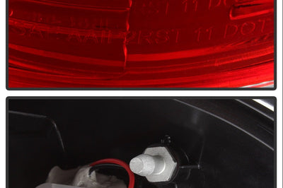 SPYDER Spyder Ford F150 side 97-03/F250/350 Duty 99-07 LED Tail Lights Red Clear ALT-YD-FF15097-LED-RC