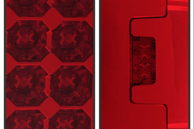 SPYDER Spyder Ford F150 side 97-03/F250/350 Duty 99-07 LED Tail Lights Red Clear ALT-YD-FF15097-LED-RC