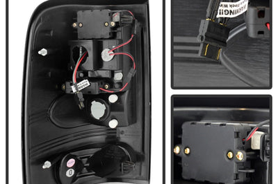 SPYDER Spyder Ford F150 Styleside 04-08 (Not Fit Heritage & SVT)LED Tail Lights Black ALT-YD-FF15004-LED-BK