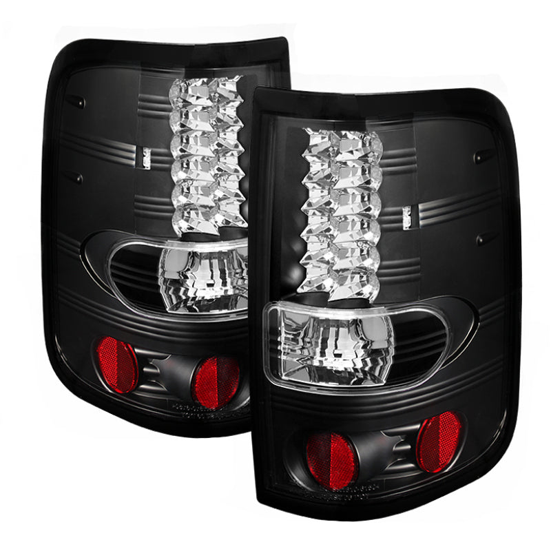 SPYDER Spyder Ford F150 Styleside 04-08 (Not Fit Heritage & SVT)LED Tail Lights Black ALT-YD-FF15004-LED-BK