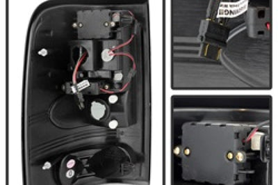 SPYDER Spyder Ford F150 Styleside 04-08 (Not Fit Heritage & SVT)LED Tail Lights Black ALT-YD-FF15004-LED-BK