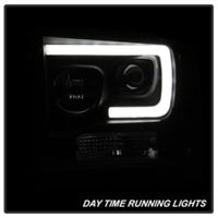 SPYDER Spyder Ford F250/350/450 05-07 Projector Headlights - Light Bar DRL LED - Black PRO-YD-FS05V2-LB-BK - Lights