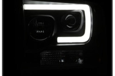 SPYDER Spyder Ford F250/350/450 05-07 Projector Headlights - Light Bar DRL LED - Black PRO-YD-FS05V2-LB-BK - Lights