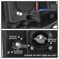 SPYDER Spyder Ford F250/350/450 05-07 Projector Headlights - Light Bar DRL LED - Black PRO-YD-FS05V2-LB-BK - Lights