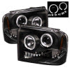 SPYDER Spyder Ford F250/350/450 Super Duty 05-07 Projector Headlights LED Halo- Blk PRO-YD-FS05-HL-BK - Lights