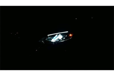 SPYDER Spyder Ford Focus 12-14 Projector Headlights Halogen Model Only - DRL Black PRO-YD-FF12-DRL-BK - Lights