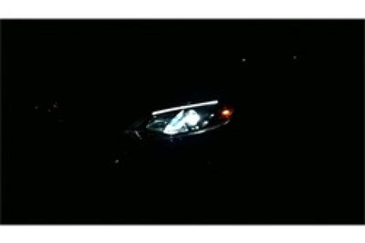 SPYDER Spyder Ford Focus 12-14 Projector Headlights Halogen Model Only - DRL Black PRO-YD-FF12-DRL-BK - Lights