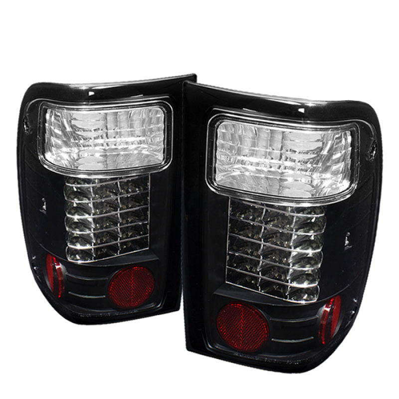 SPYDER Spyder Ford Ranger 01-05 LED Tail Lights Black ALT-YD-FR98-LED-BK