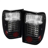 SPYDER Spyder Ford Ranger 01-05 LED Tail Lights Black ALT-YD-FR98-LED-BK