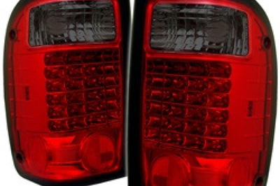 SPYDER Spyder Ford Ranger 01-05 LED Tail Lights Red Smoke ALT-YD-FR98-LED-RS