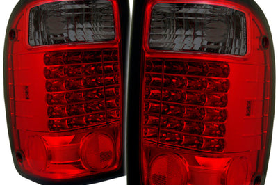 SPYDER Spyder Ford Ranger 01-05 LED Tail Lights Red Smoke ALT-YD-FR98-LED-RS