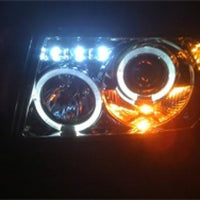 SPYDER Spyder Ford Ranger 01-11 1PC Projector Headlights LED Halo Blk PRO-YD-FR01-1PC-HL-BK - Lights