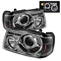 SPYDER Spyder Ford Ranger 01-11 1PC Projector Headlights LED Halo Chrm PRO-YD-FR01-1PC-HL-C - Lights