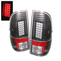 SPYDER Spyder Ford Super Duty 08-15 LED Tail Lights Black ALT-YD-FS07-LED-BK