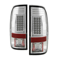 SPYDER Spyder Ford Super Duty 08-15 LED Tail Lights Chrome ALT-YD-FS07-LED-C