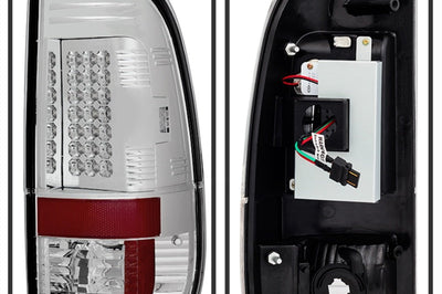 SPYDER Spyder Ford Super Duty 08-15 LED Tail Lights Chrome ALT-YD-FS07-LED-C