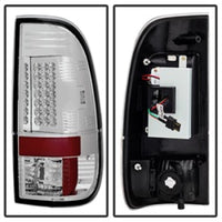SPYDER Spyder Ford Super Duty 08-15 LED Tail Lights Chrome ALT-YD-FS07-LED-C