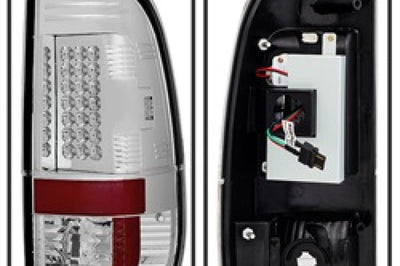 SPYDER Spyder Ford Super Duty 08-15 LED Tail Lights Chrome ALT-YD-FS07-LED-C