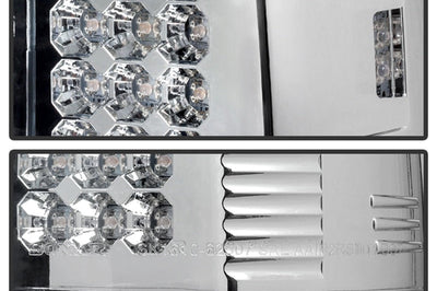 SPYDER Spyder Ford Super Duty 08-15 LED Tail Lights Chrome ALT-YD-FS07-LED-C