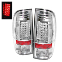 SPYDER Spyder Ford Super Duty 08-15 LED Tail Lights Chrome ALT-YD-FS07-LED-C