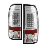 SPYDER Spyder Ford Super Duty 08-15 LED Tail Lights Chrome ALT-YD-FS07-LED-C